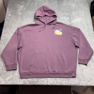 No Boundaries Hoodie Mens 2XL Purple Good Liminal Aerial Phenomenon Oversized